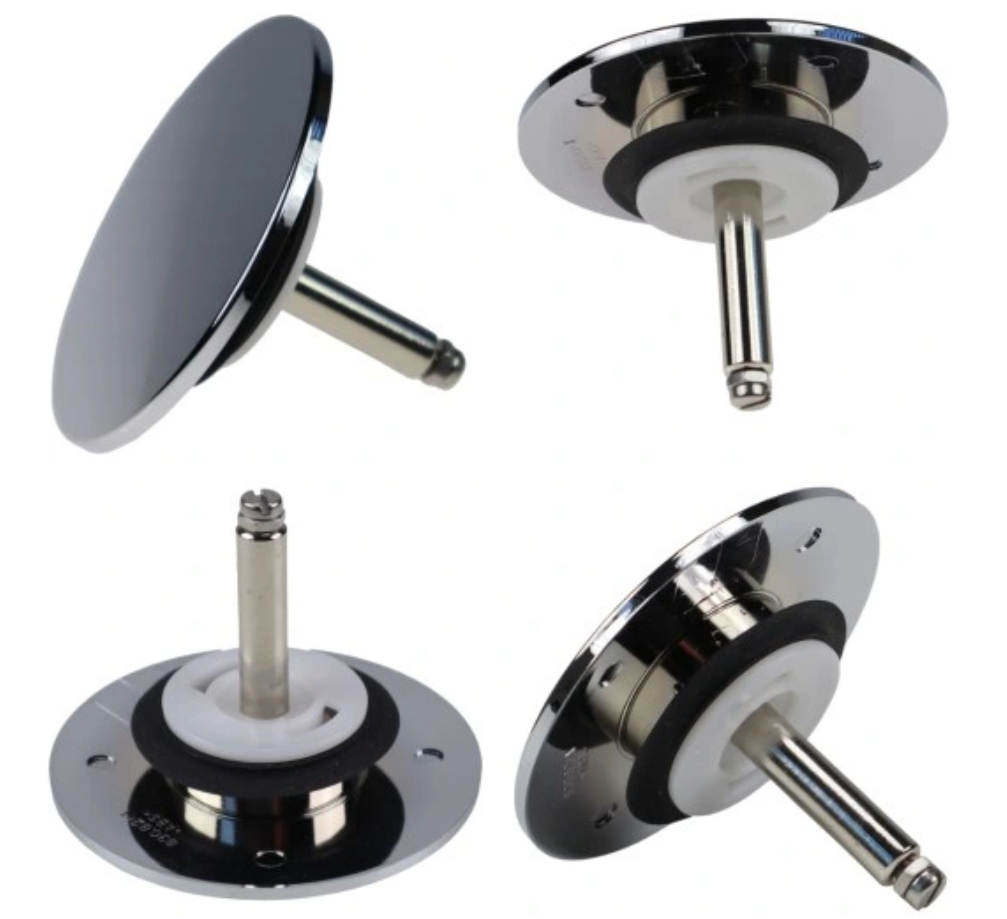 Korek do syfonu wannowego automatycznego chrom 72 mm 8 mm – SANIT