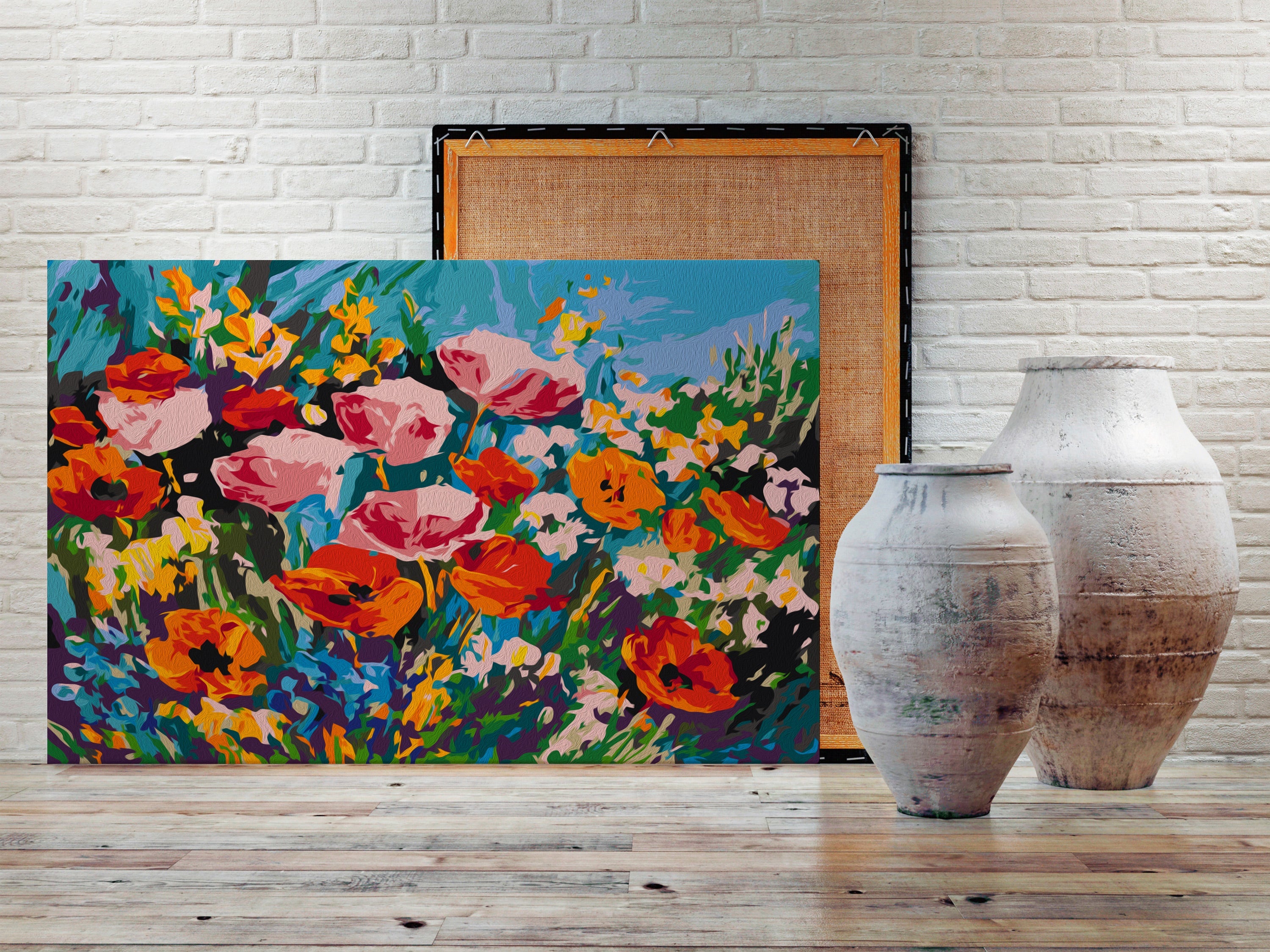 Kit De Pintura Por Números Para Adultos, Pintura De Paisaje Por 