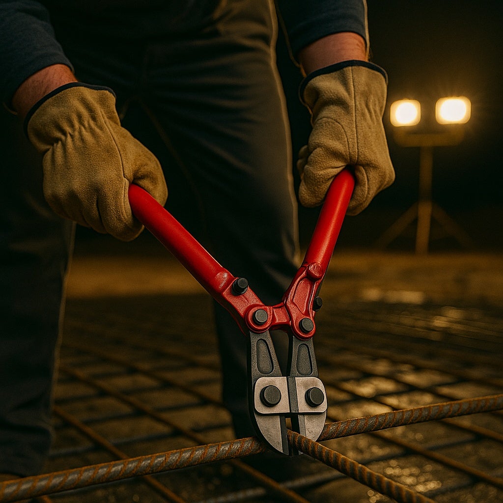 Coupe-boulon 600 mm (24 pouces) avec Lames en acier au carbone et Arête de coupe trempée Atelier - 7