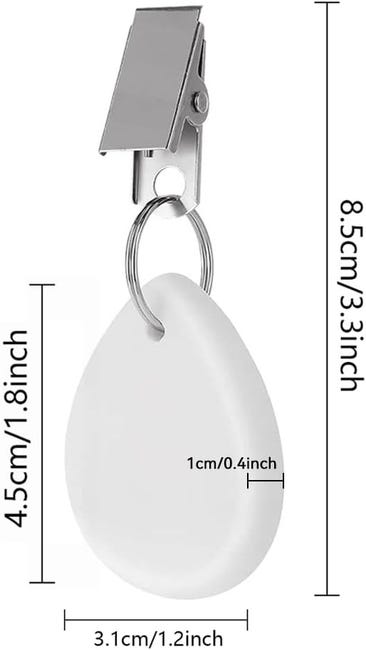 8 Pesi Per Tovaglie In Marmo - Con Clip Metallo, 4 Design, Per Esterno - Foto 10