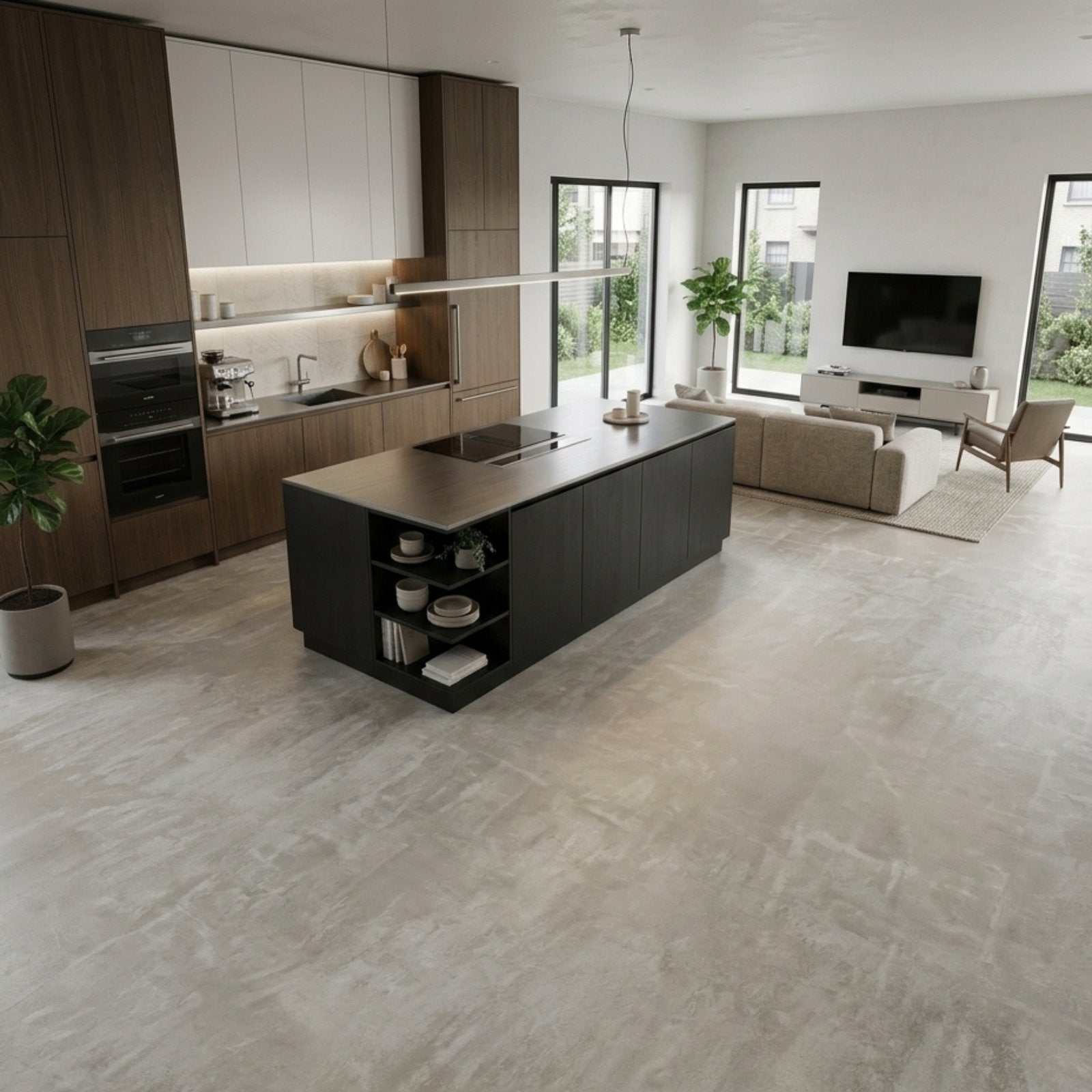 Suelo vinílico SPC clic Extrem 6mm efecto piedra Gris Arena ISOVEX (1,84 m²) - 3