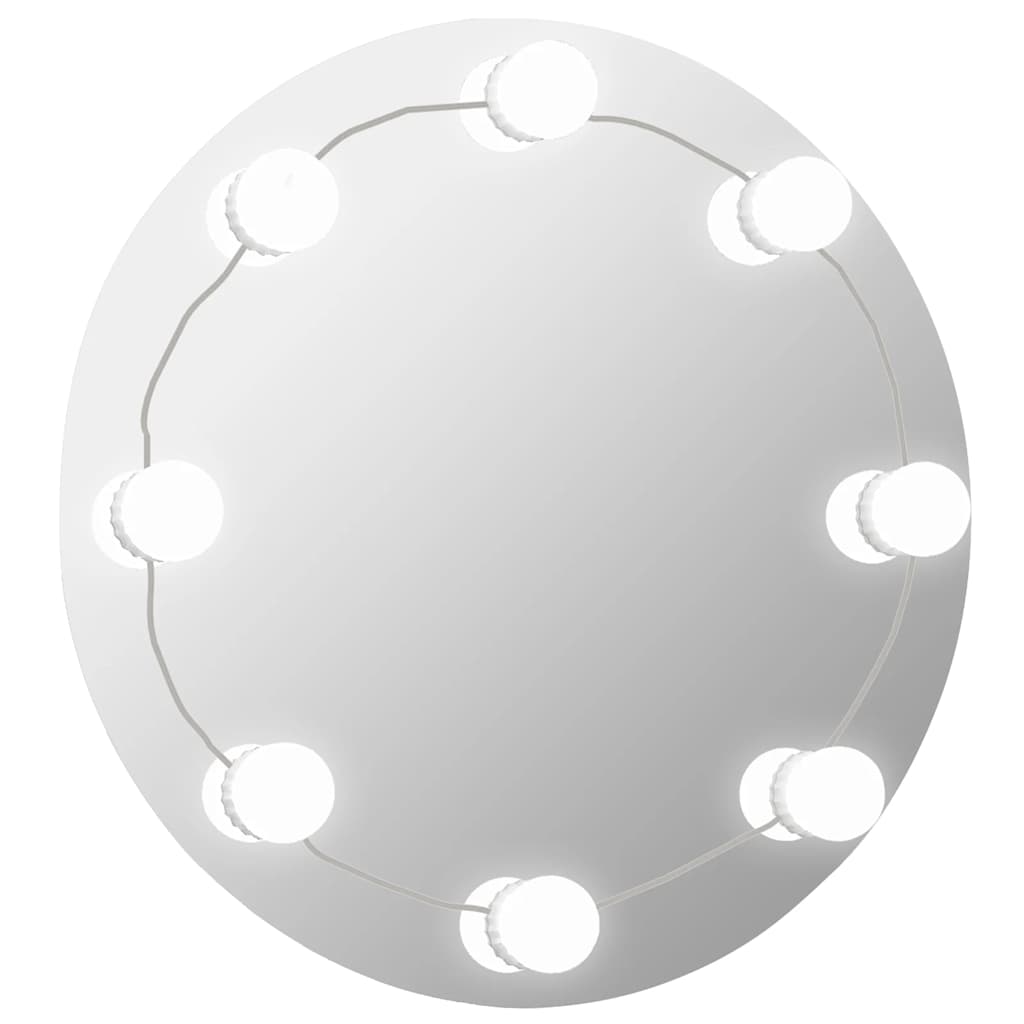 Comodini da parete con luci LED 2 unità nero | Leroy Merlin