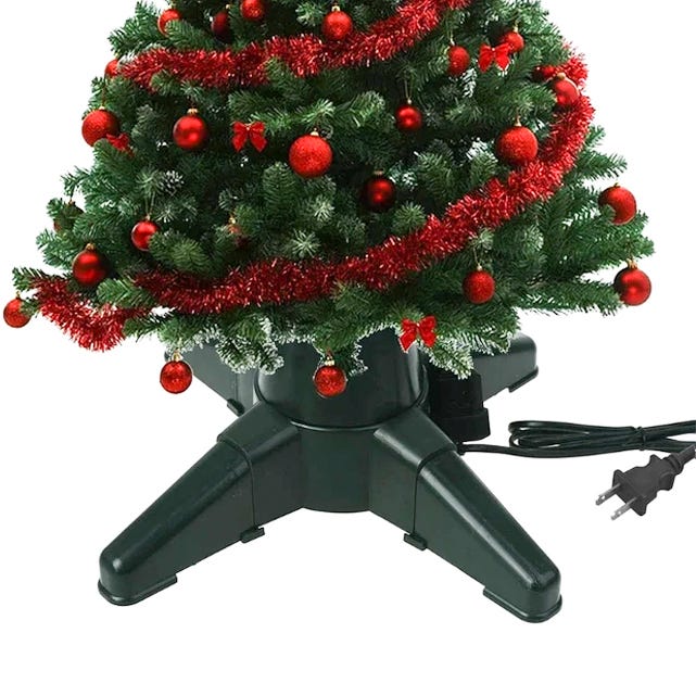 Albero di natale artificiale da 210 cm con base pieghevole verde Albero di natale artificiale da 210 cm con base pieghevole verde