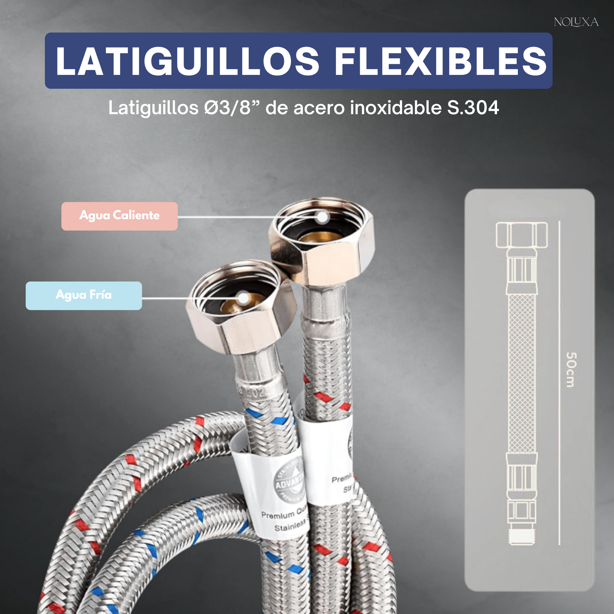 IMEX - Rubinetto estraibile per cucina | Rubinetto monocomando per lavello con diffusore | Rubinetto per cucina con maniglia flessibile - 5