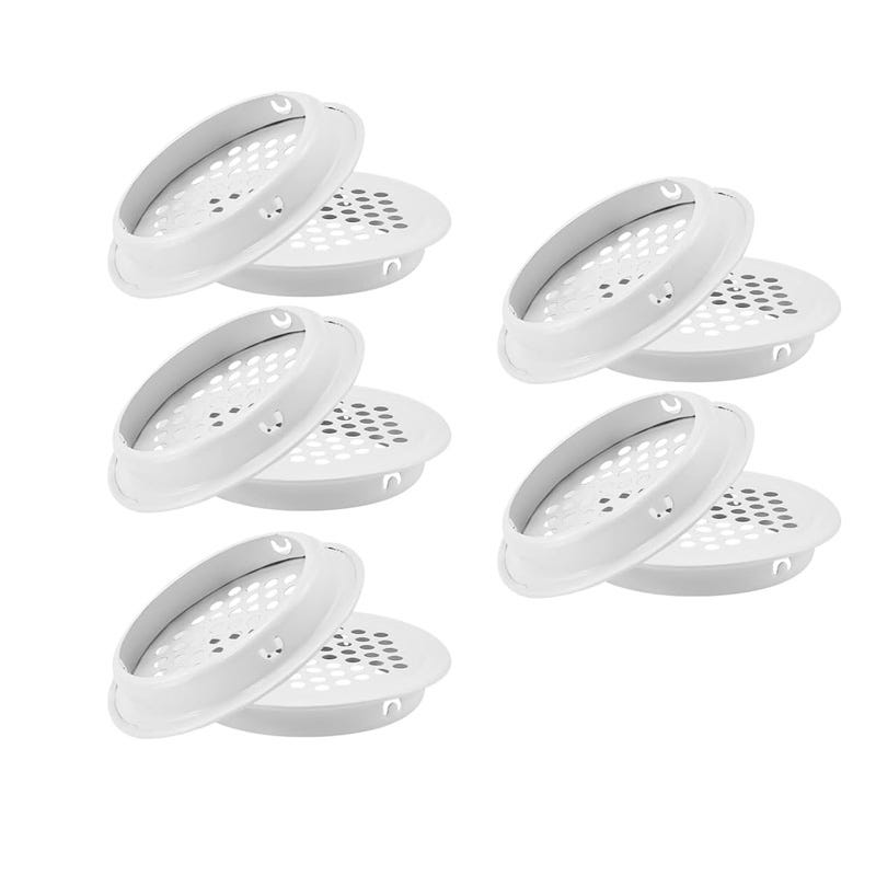 Grille de ventilation ronde, aérations en acier inoxydable, format de ...