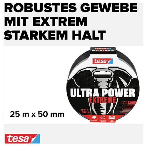 tesa ULTRA POWER EXTREME 56623-00000-00 Bande de réparation noir (L x l) 25 m x 50 mm 1 pc(s) - 3