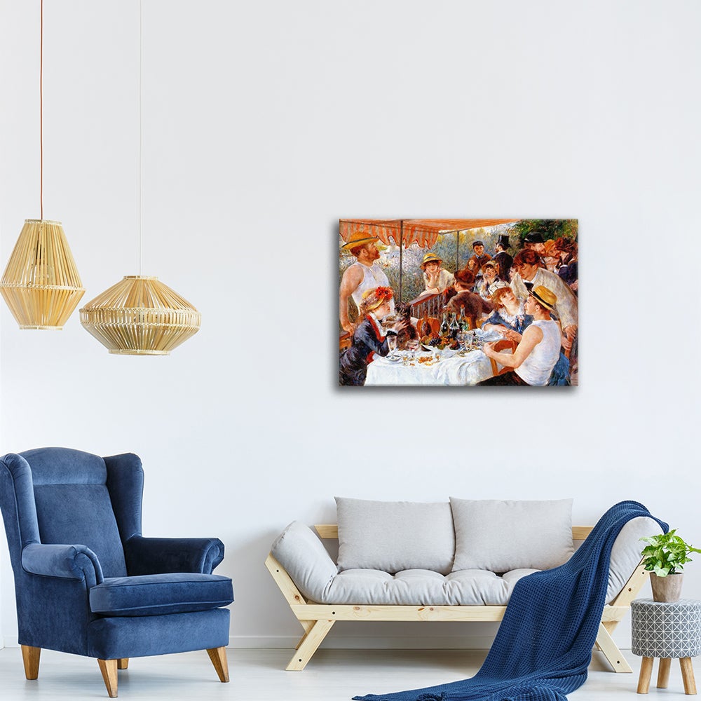 Tableau - Le Déjeuner des Canotiers Pierre Auguste Renoir cm 80x100 - 3