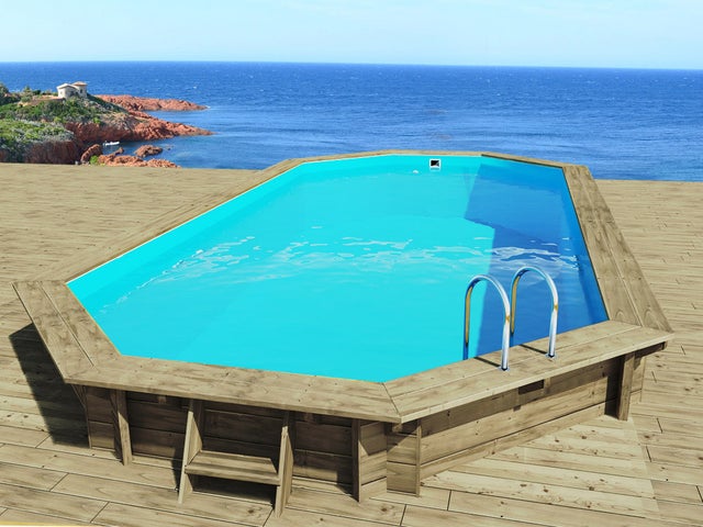Piscine hors sol bois, Sevilla 145, 8.57 x 4.57 x 1.45 m