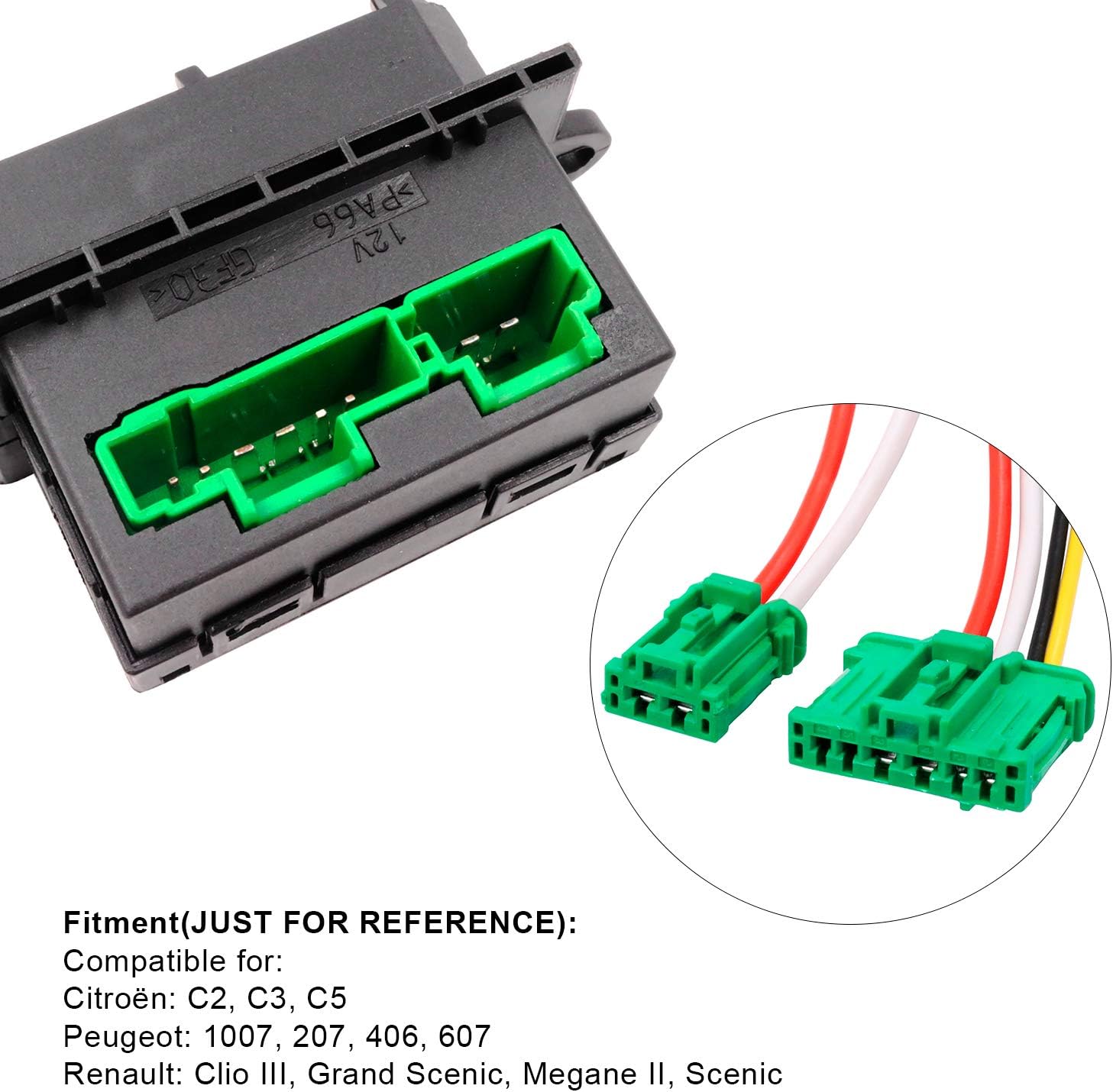 Résistance Chauffage Scenic 2+ - Compatible pour Mégane, Twingo, Modus, C5, Ventilation Clim Automatique - 3
