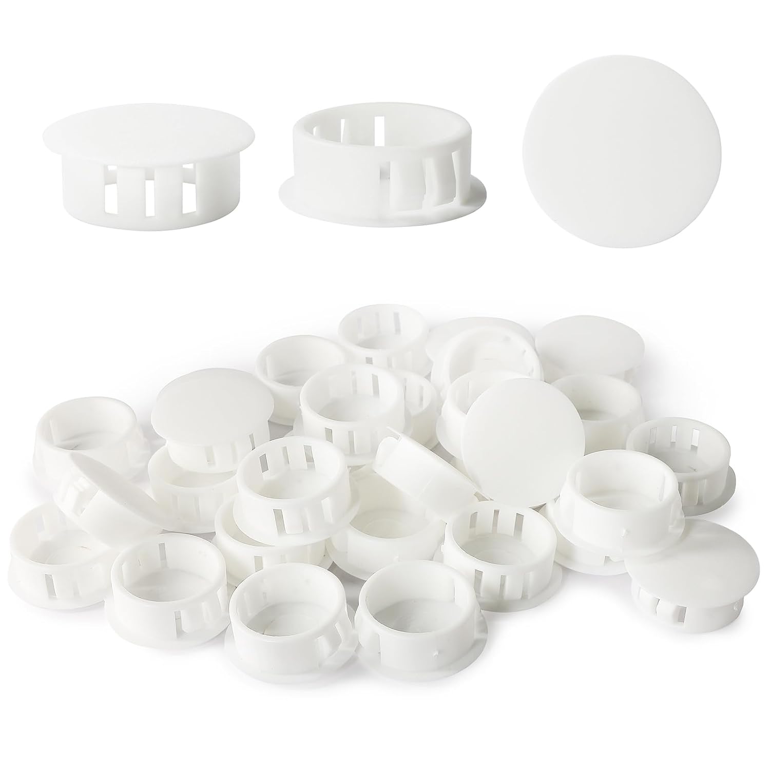 50 Embouts D'encoches De Flèche (insert) - ID 6.2mm - Plastique 8 Grains - SHARROW