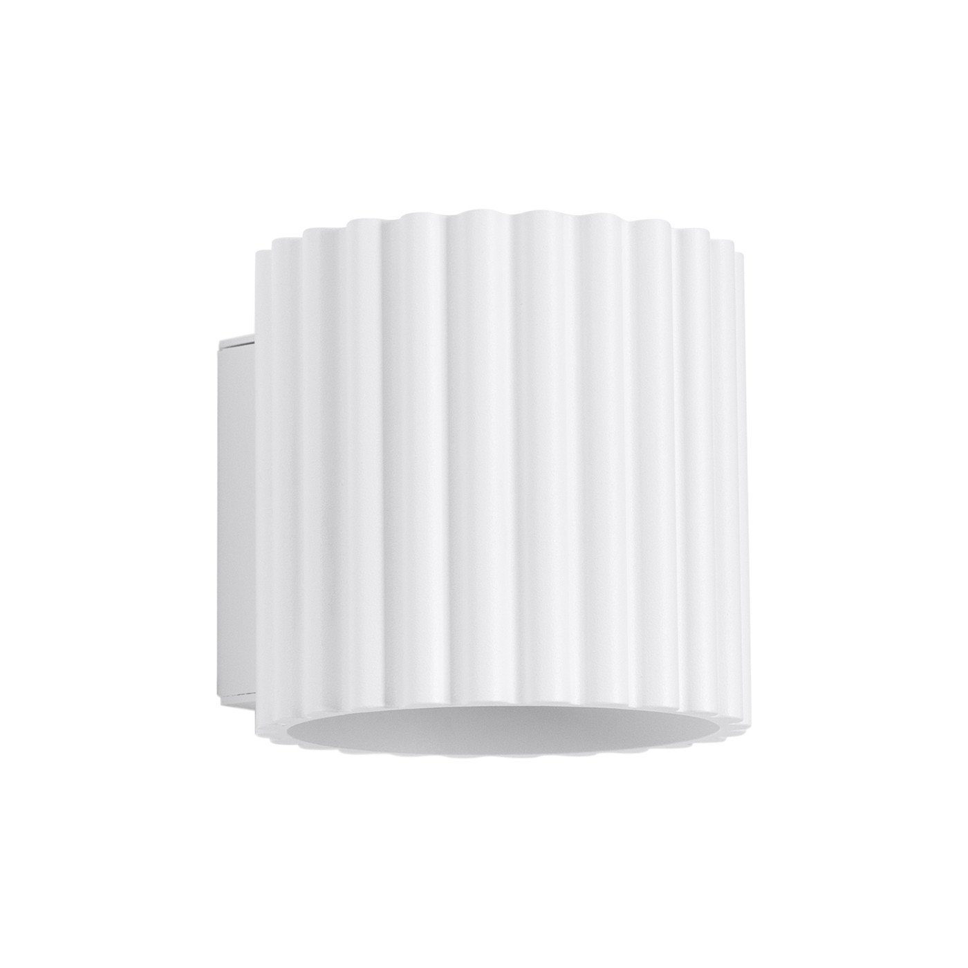 Kinkiet nowoczesny AURA biały 1xG9x10W wym: 10x10x12 cm IP20 Sollux Lighting - 2
