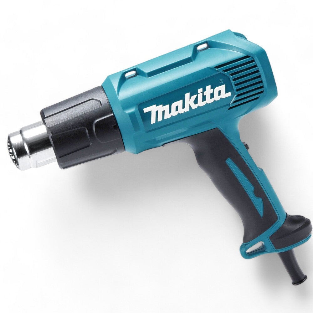 Pistola Termica A Batteria 18V Compatibile Makita – 400W, Max 550°C, Con 5 Ugelli, Per Termoretraibile, Resina E Decoupage (solo Strumento)