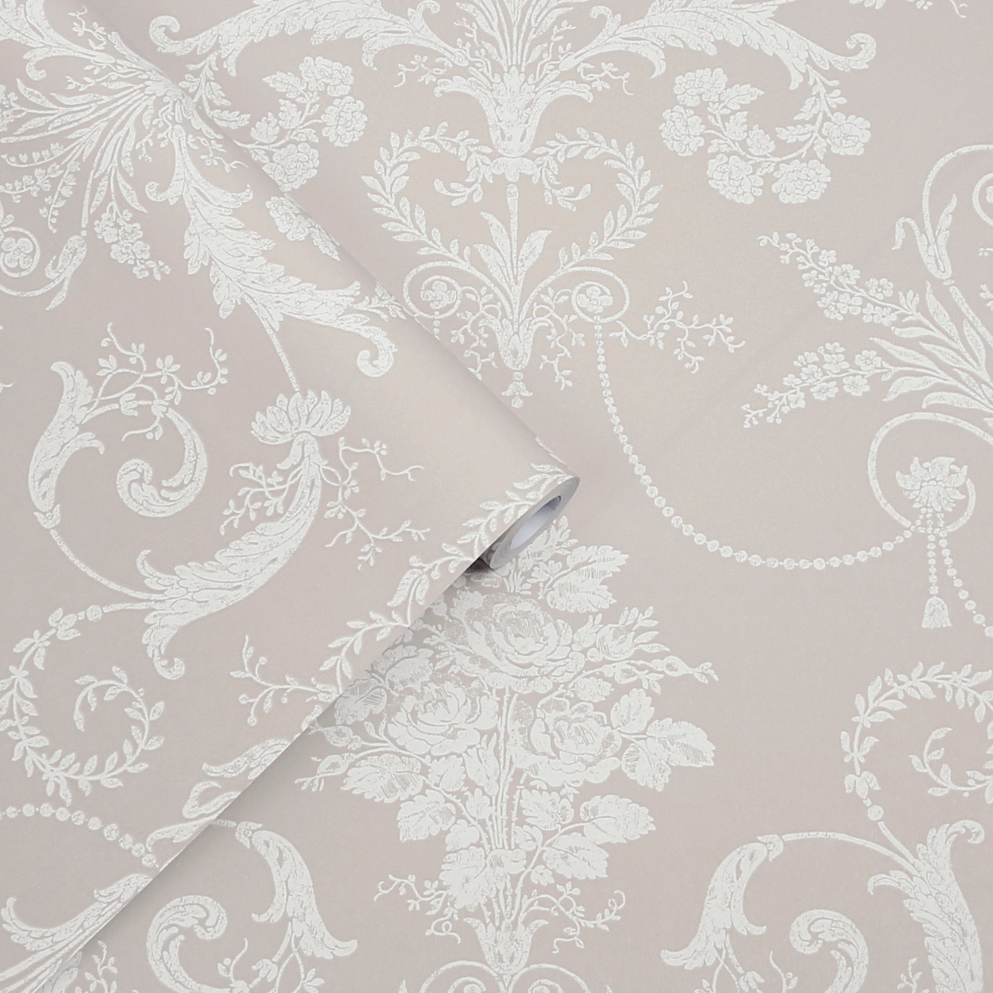 Laura Ashley Tapeta filzelinowa JOSETTE 10 m x 52 cm