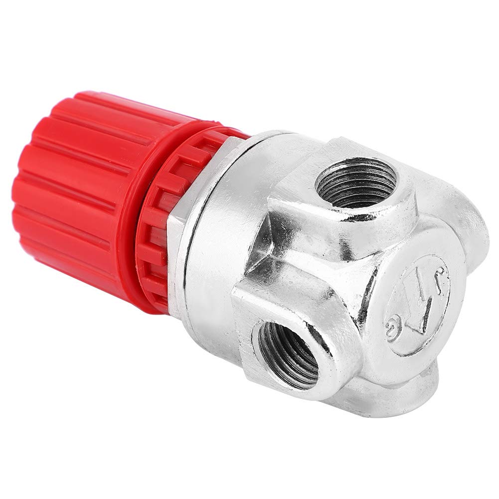 Vanne en alliage de zinc haute précision 4 trous régulateur de pression contrôle compresseur d'air accessoires (régulateur de pression à quatre trous) - 2