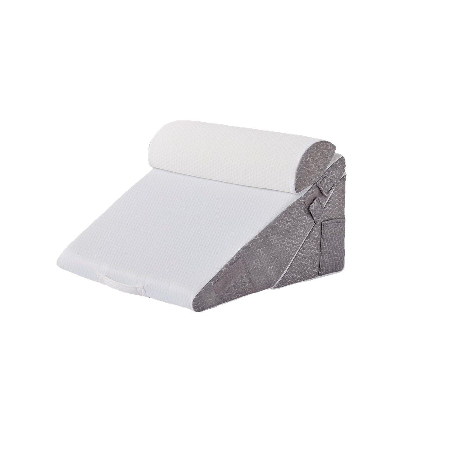 Ensemble de trois coussins postopératoires en forme de coin,Coussin en forme de coin ajustable, idéal pour dormir, incliner la tête de lit et - 9