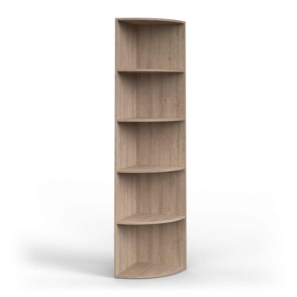 IRONCK Libreria con ante, scaffale a 6 livelli, altezza 180 cm, in