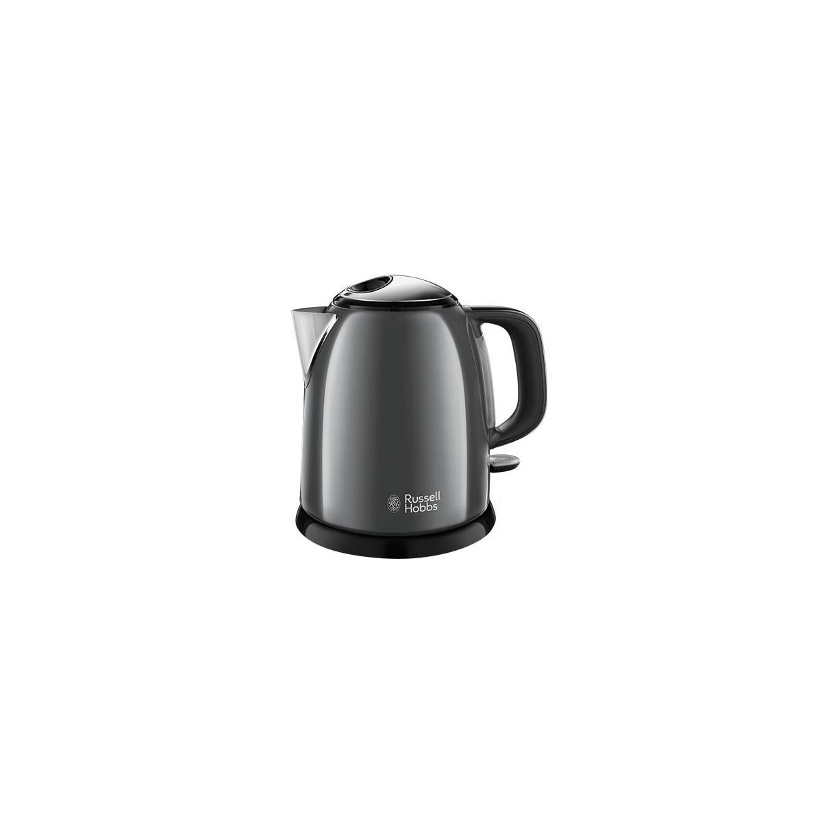 Czajnik elektryczny Russell Hobbs 1 L 2400 W z wyjmowanym filtrem szary