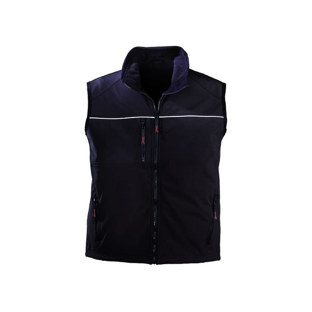 Gilet sans manche softshell Coverguard Yang Reflex Noir M