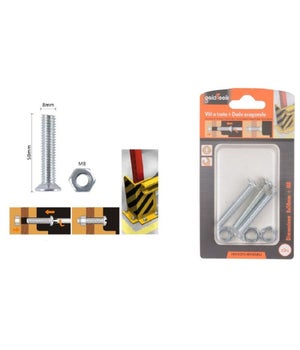 Dado Cieco M6 Acciaio Inossidabile A2 - DIN 1587, Forma Alta, 20 Pezzi - Foto 2