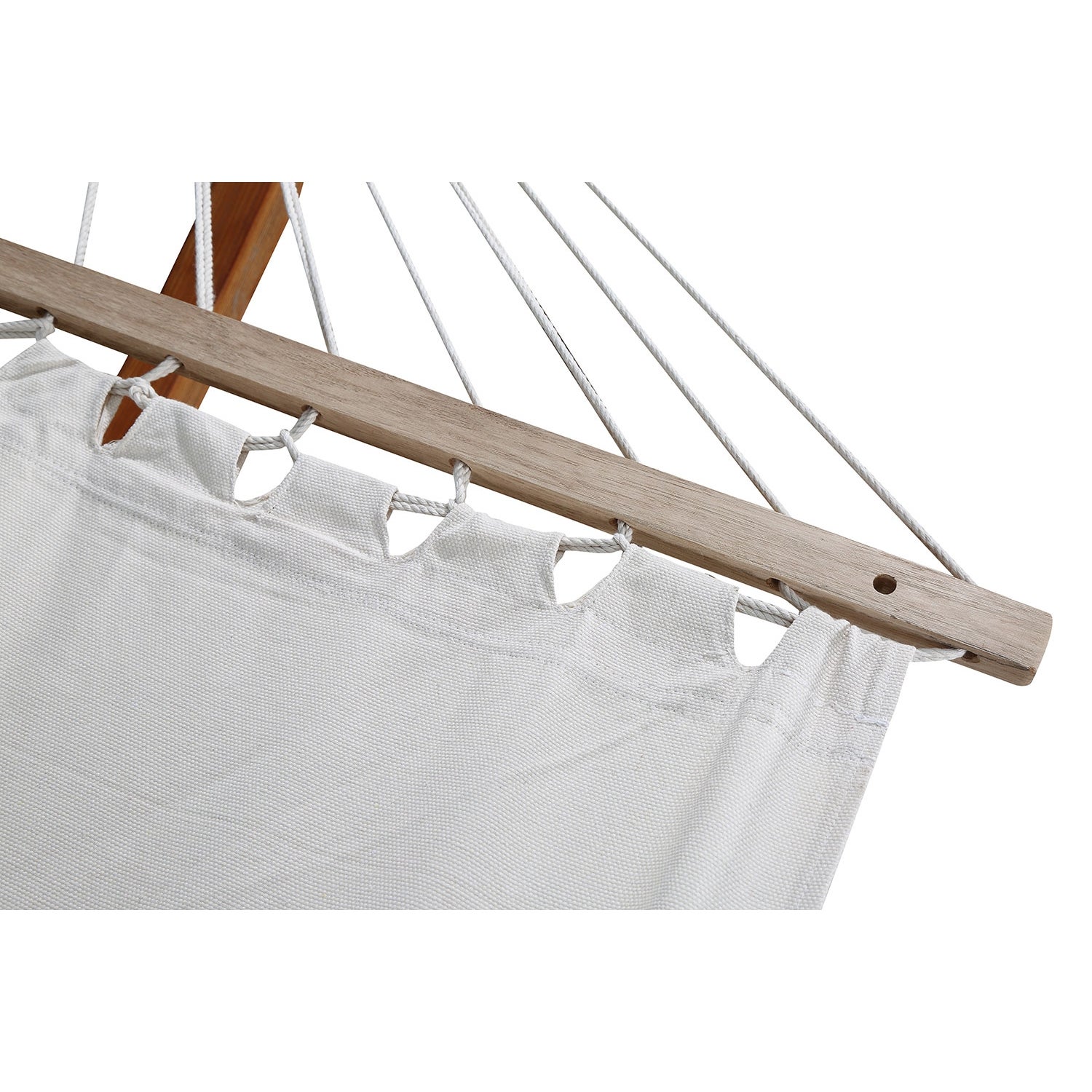 Hamac sur support 3,15 m en bois écru LAGOA - 3