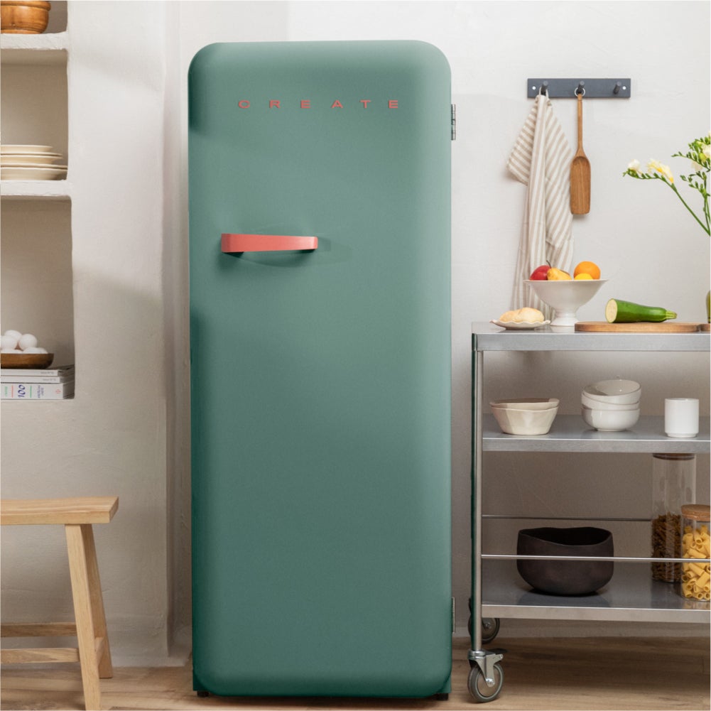 CREATE - FRIDGE RETRO 281L - Lodówka w stylu retro - Sauge