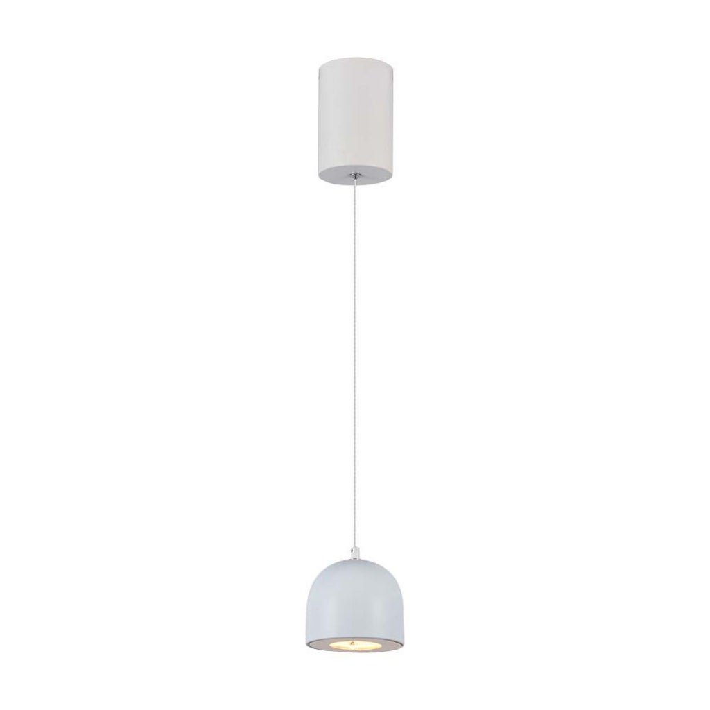 Żyrandol LED cylindryczny metalowy 8,5 W, 10*162 cm, kolor biały, 3000 K