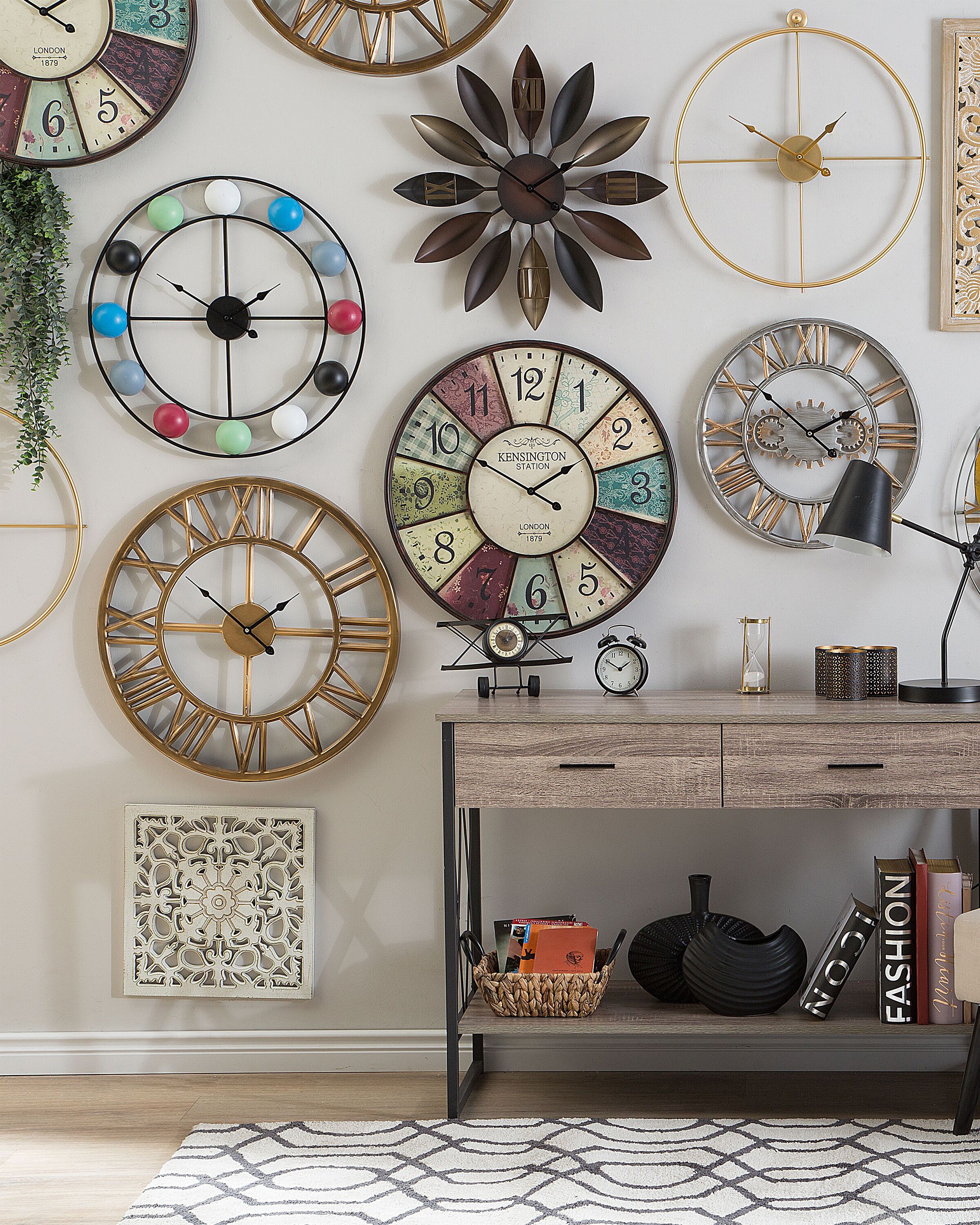 Orologio da parete NOTTWIL 61 cm Metallo Oro - 2