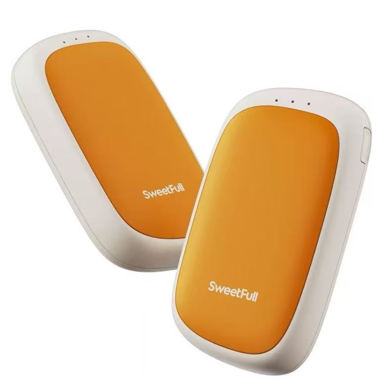 Volakebeing Chauffe-mains Magnétique Portable 2 En 1 Rechargeable Par