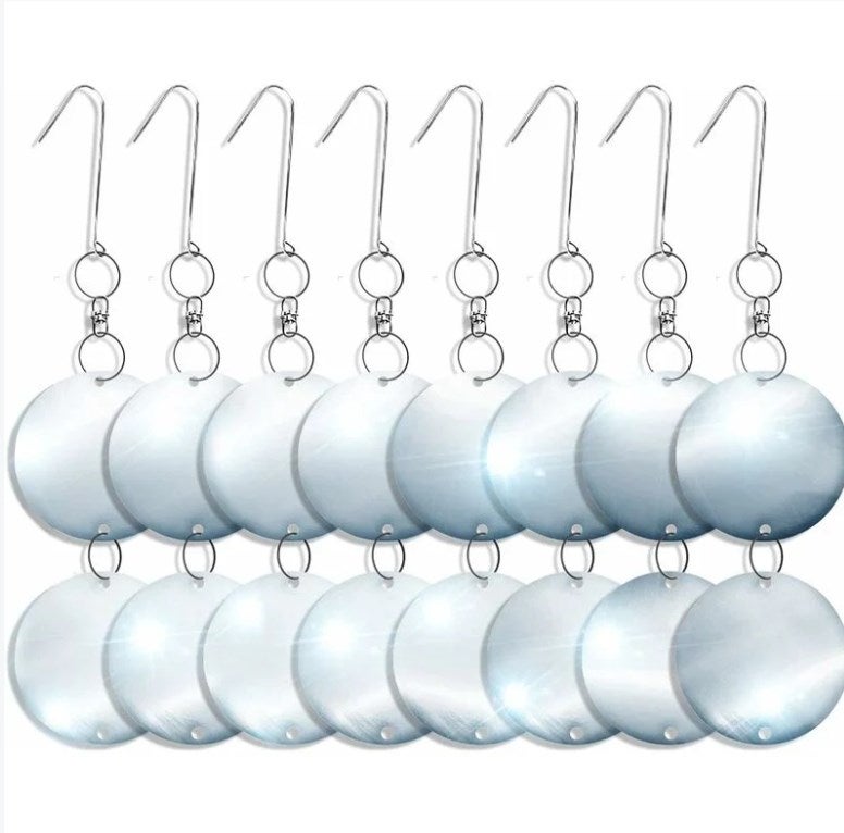 Lot De 5 Moulins à Vent Réfléchissants Anti-Oiseaux - Protection Jardin Verger Balcon
