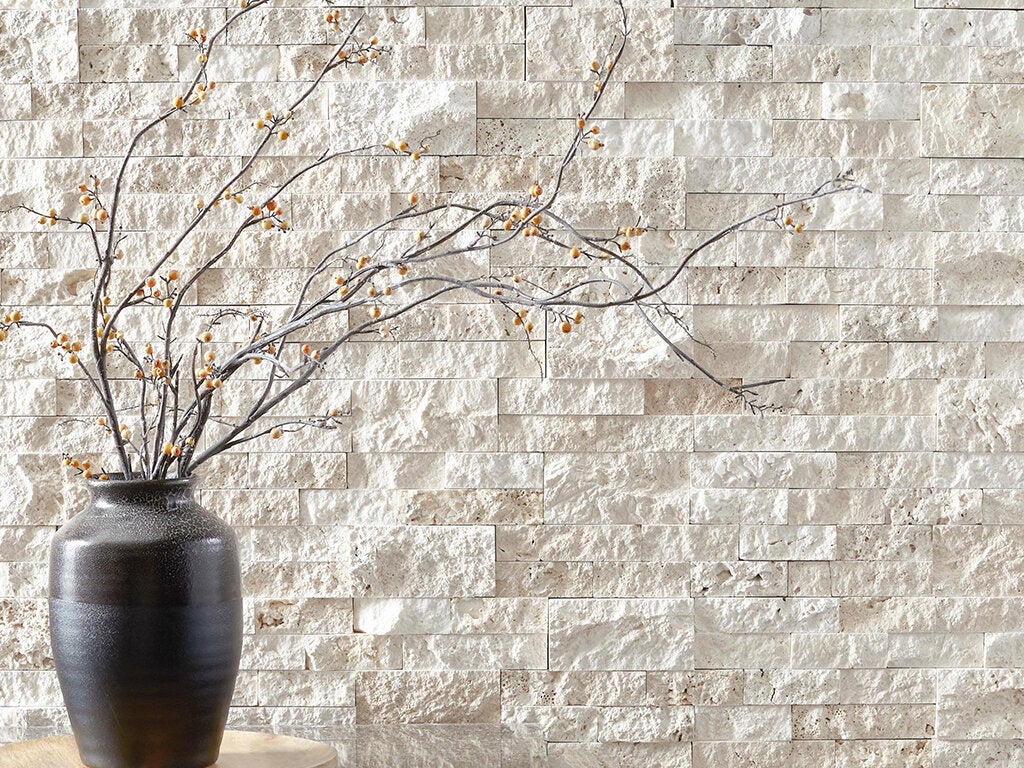 SLIMPANEL Angle - Parement mural - Travertin - Mix Beige - Vendu à la pièce - 2