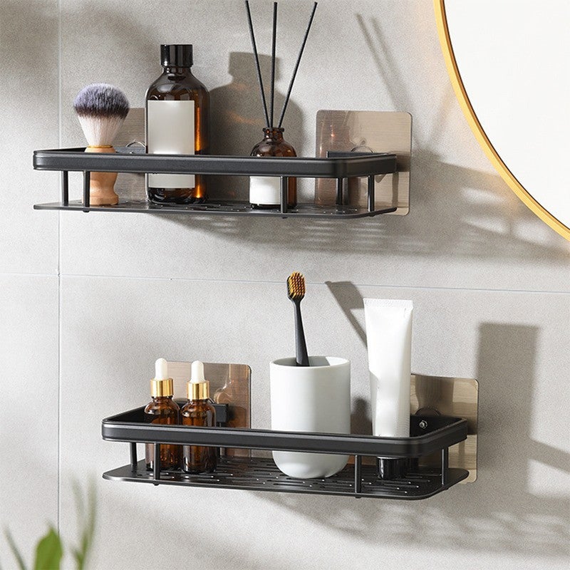 Etagère Douche, Serviteur De Douche, Sans Perçage Étagère Murale de Rangement pour Baignoire, pour Salle de Bain/Cuisine/Chambre - 6