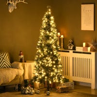 Albero di Natale da 150cm 170 Luci LED Fibre Ottiche Multicolor Homcom Maisons d Albero di Natale da 150cm 170 Luci LED Fibre Ottiche Multicolor Homcom Maisons d