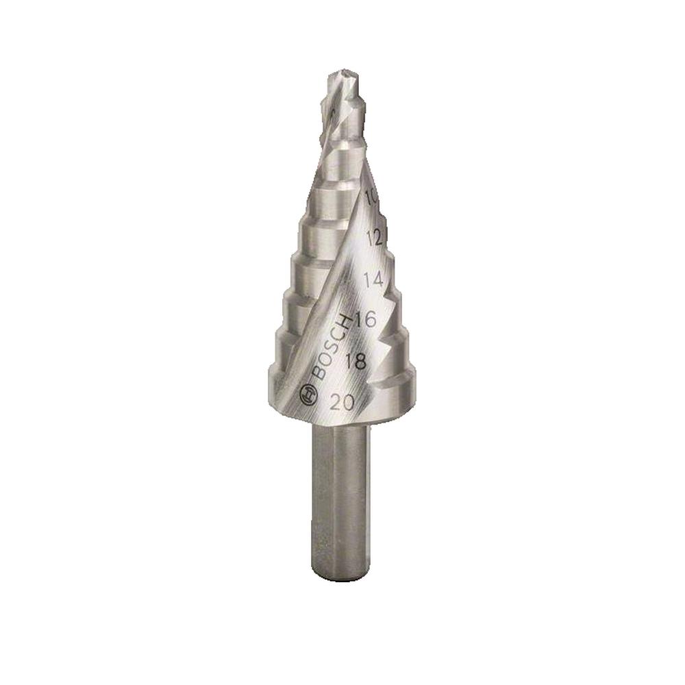 Wiertło stopniowe Bosch HSS 4-20 mm Trzonek cylindryczny 75 mm