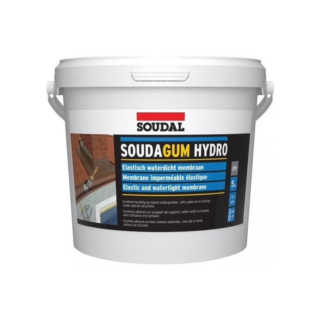 Soudagum Hydro - Membrane imperméable élastique - Soudal - 1 kg