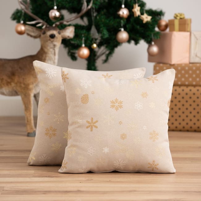 Set di 2 federe decorative per cuscini dalla consistenza morbida, quadrate e solide, stile rustico, con cerniera, 45 x 45 cm, beige chiaro | Leroy Merlin Set di 2 federe decorative per cuscini dalla consistenza morbida, quadrate e solide, stile rustico, con cerniera, 45 x 45 cm, beige chiaro | Leroy Merlin
