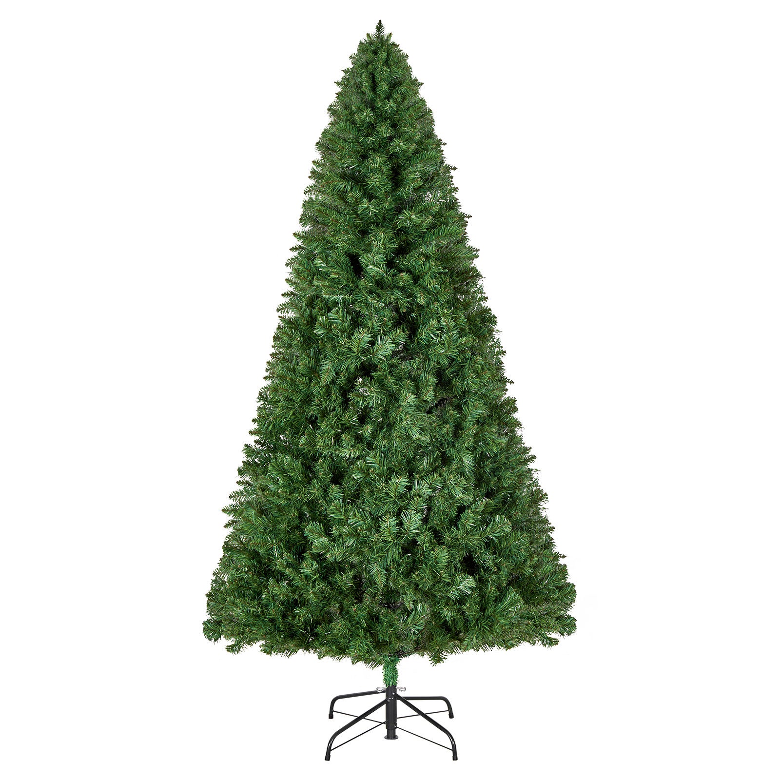 Choinka sztuczna VEVOR 220 cm 1346 koncowek PVC metalowa podstawa realistyczna