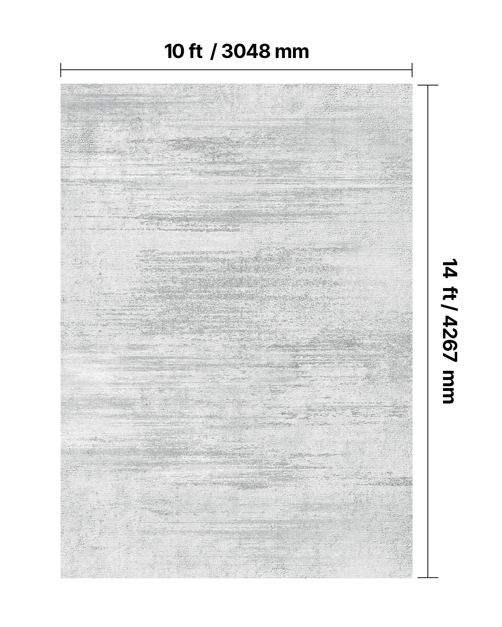 Tapete VEVOR, 3 x 4,3 m, grande, lavável e antiderrapante, para quarto, com pelo curto e denso, estilo moderno, para quarto, escritório e corredor - 3