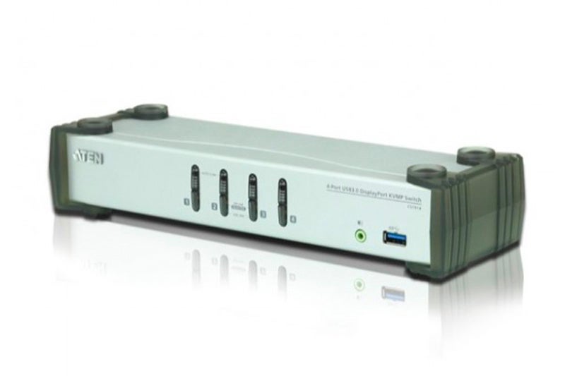 Commutateur KVM ATEN 4 Ports USB/PS2 - Avec 4 Câbles - Bon état