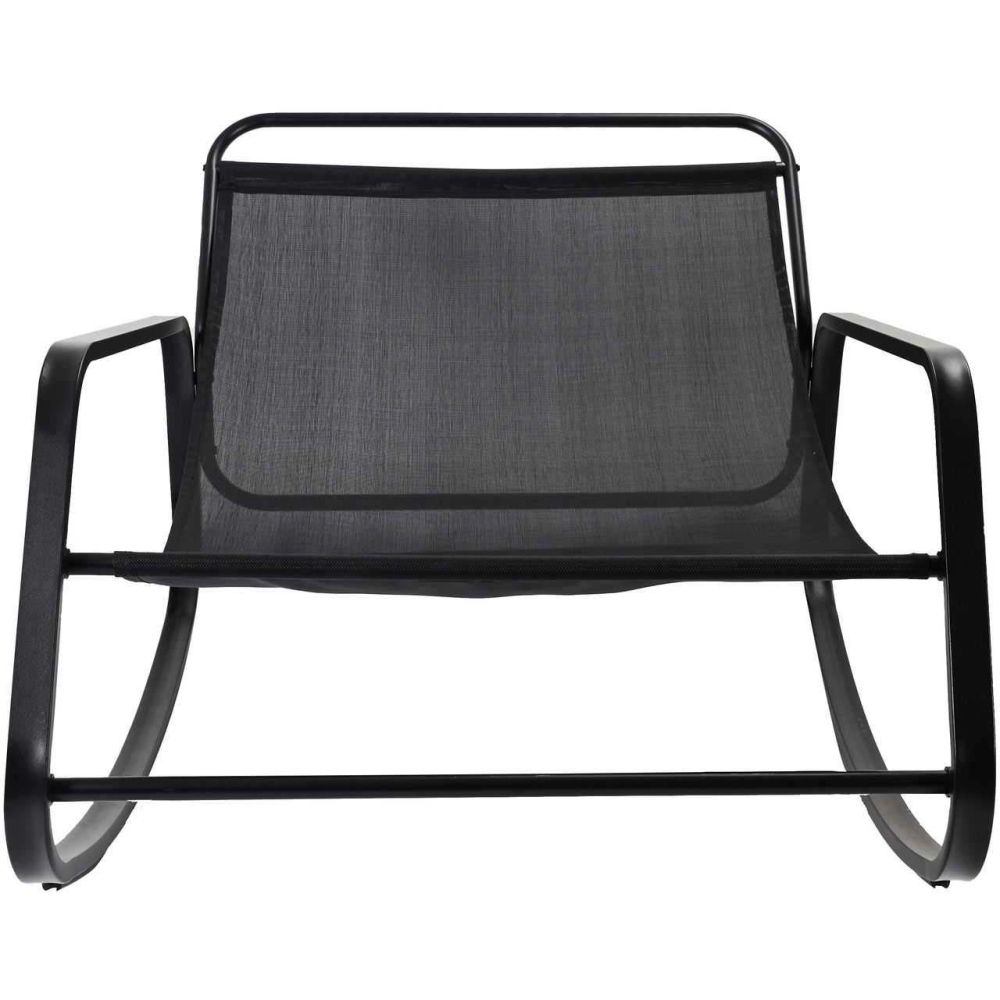 Fauteuil à Bascule - Home Deco Factory - Miami - Design - Gris - 7