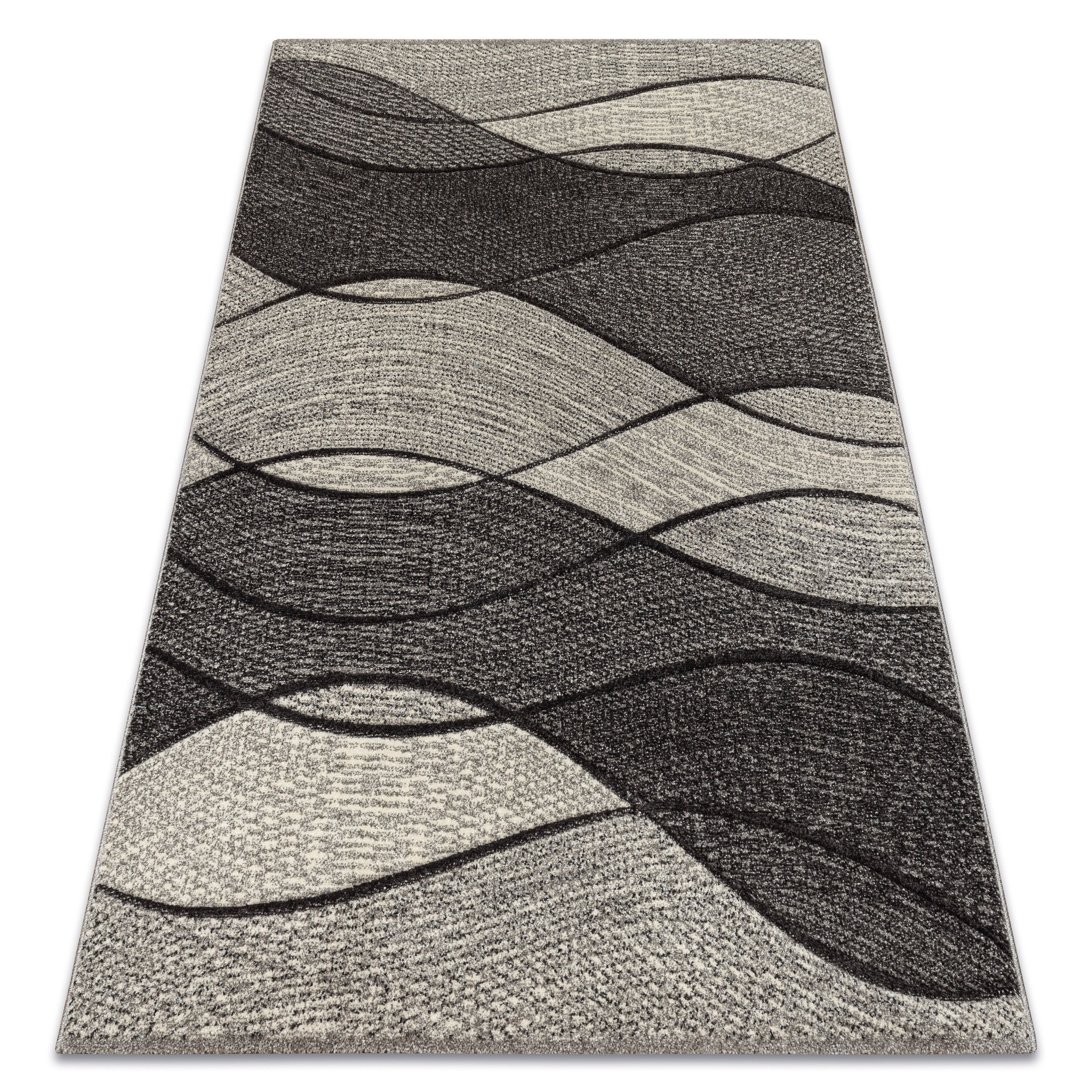 Dywan FEEL 5675/16811 FALE szary / antracyt / krem 280x370 cm
