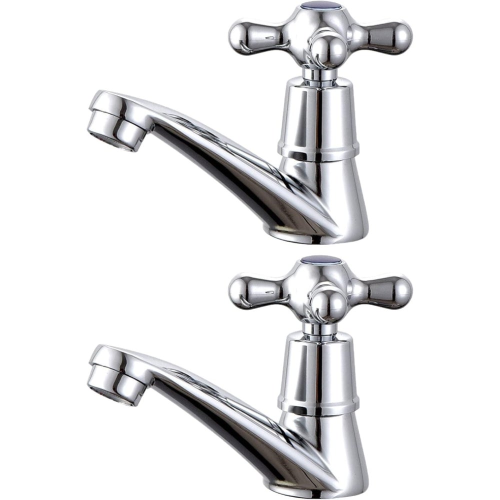 Lot De 10 Autocollants 'Eau Chaude/Froide' Pour Robinets - Résine Époxy, Diamètre 10mm - Pour Cuisine & Salle De Bain - 12
