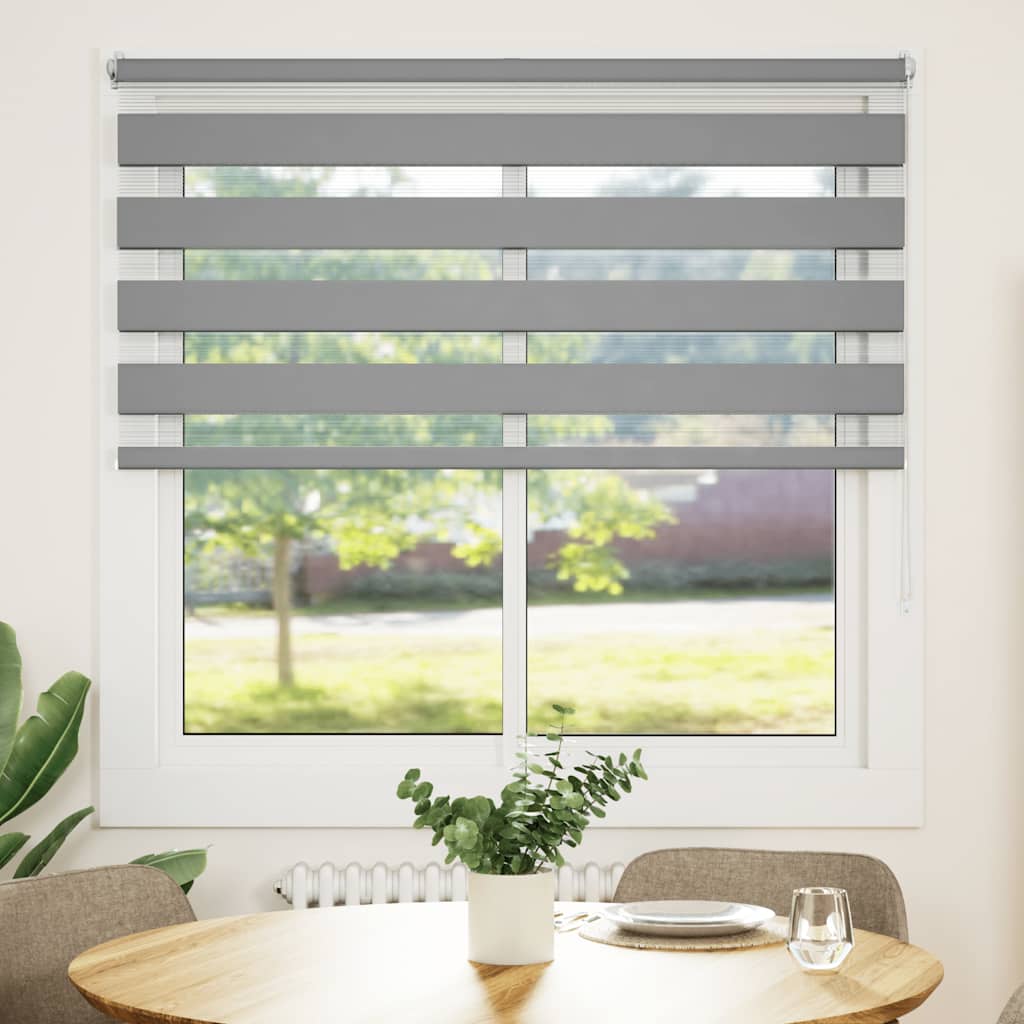 Roleta Zebra 120 x 175 cm Szara