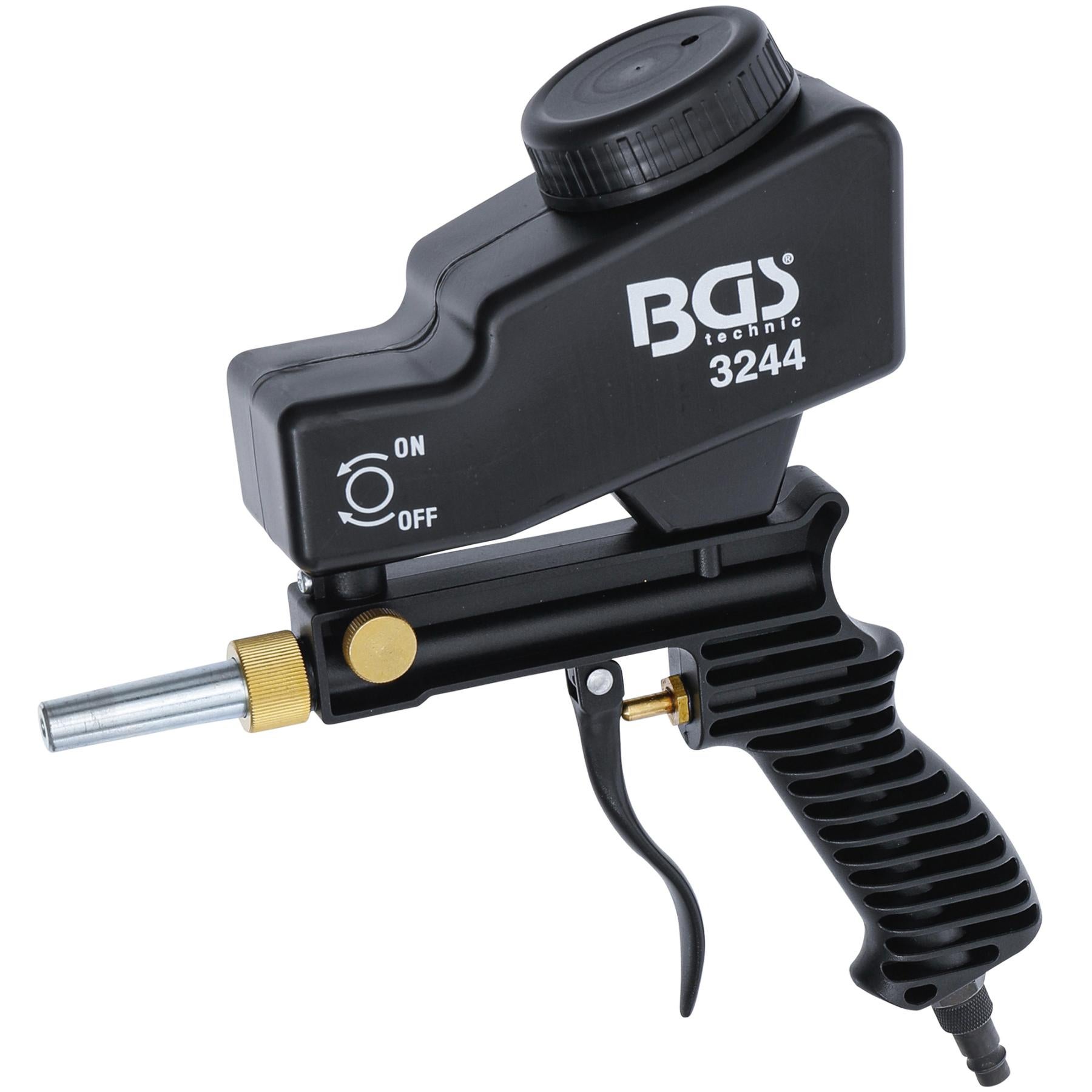 SABLEUSE BGS AVEC RESERVOIR, PISTOLET DE SABLAGE AIR COMPRIME - 2