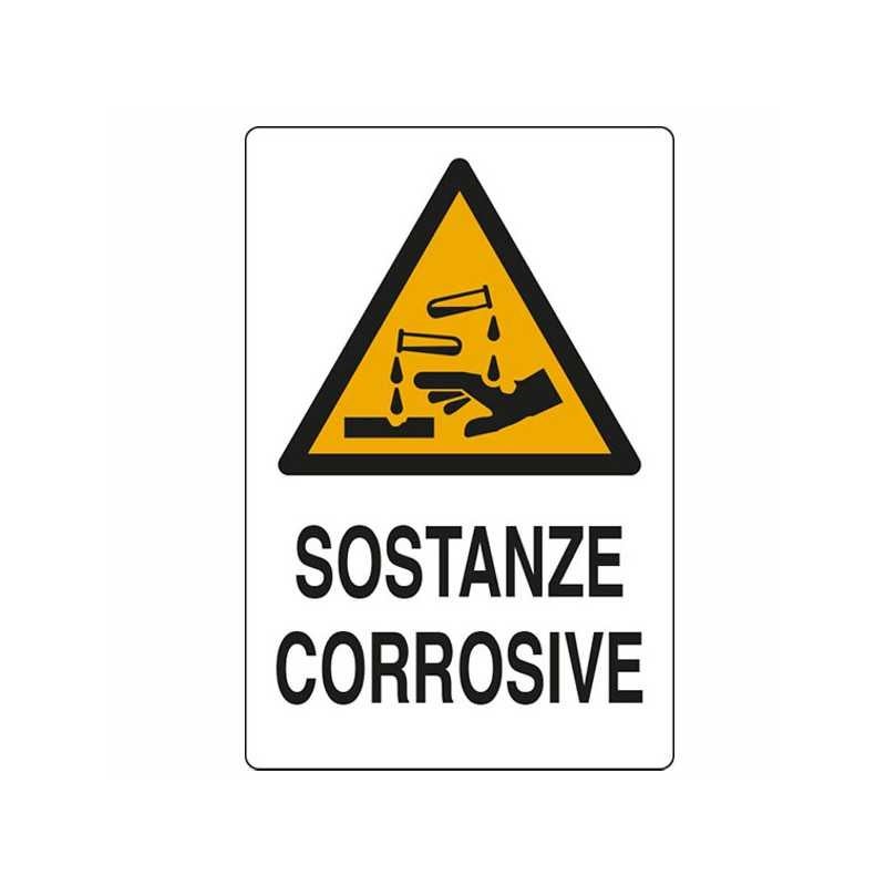 Cartello In Alluminio Bianco 30x20 Cm – Non Lubrificare Organi In Moto – Segnaletica Di Sicurezza