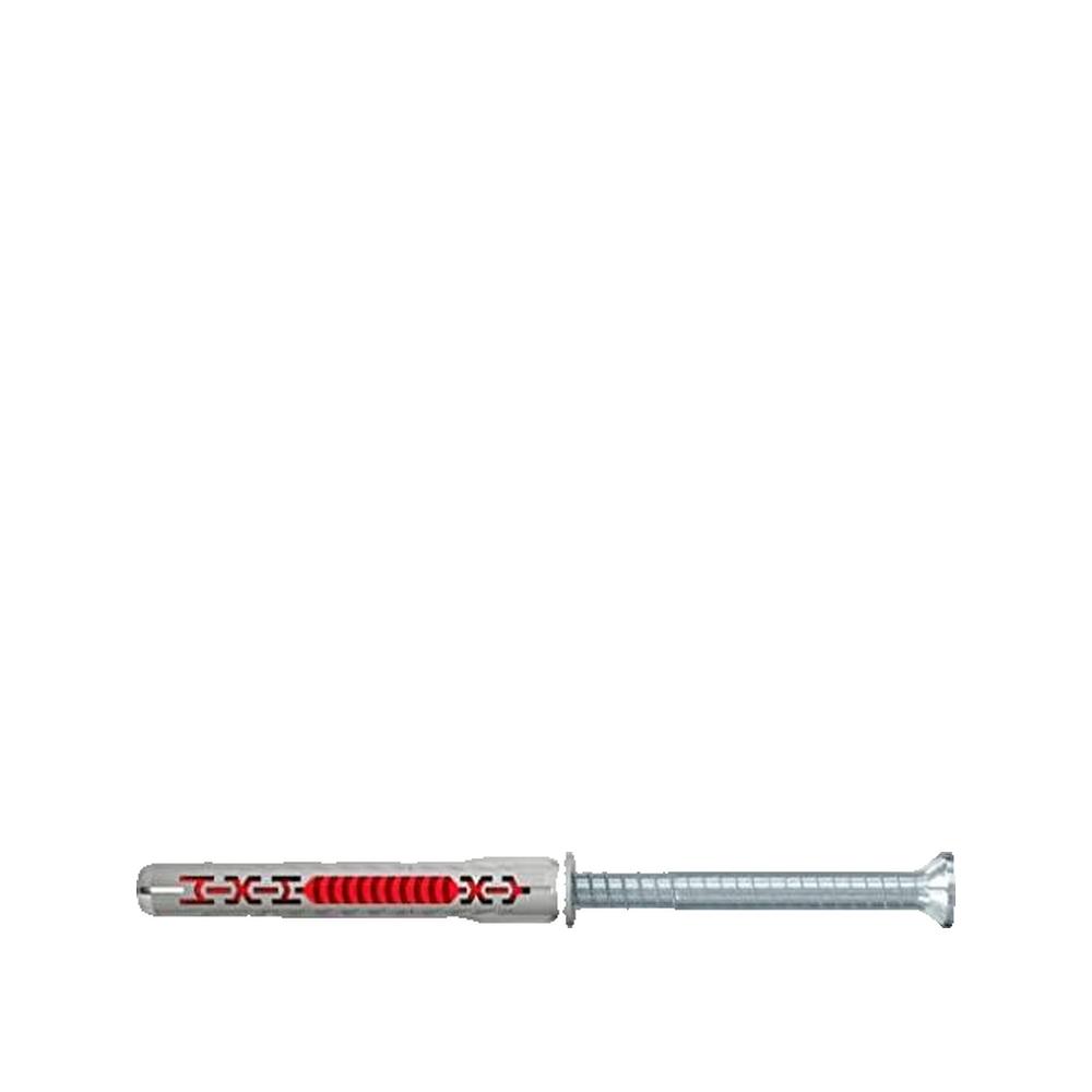 Kołki rozporowe Duoxpand Fischer wysokiej wytrzymałości 10x80 mm szaro-czerwone 50 sztuk