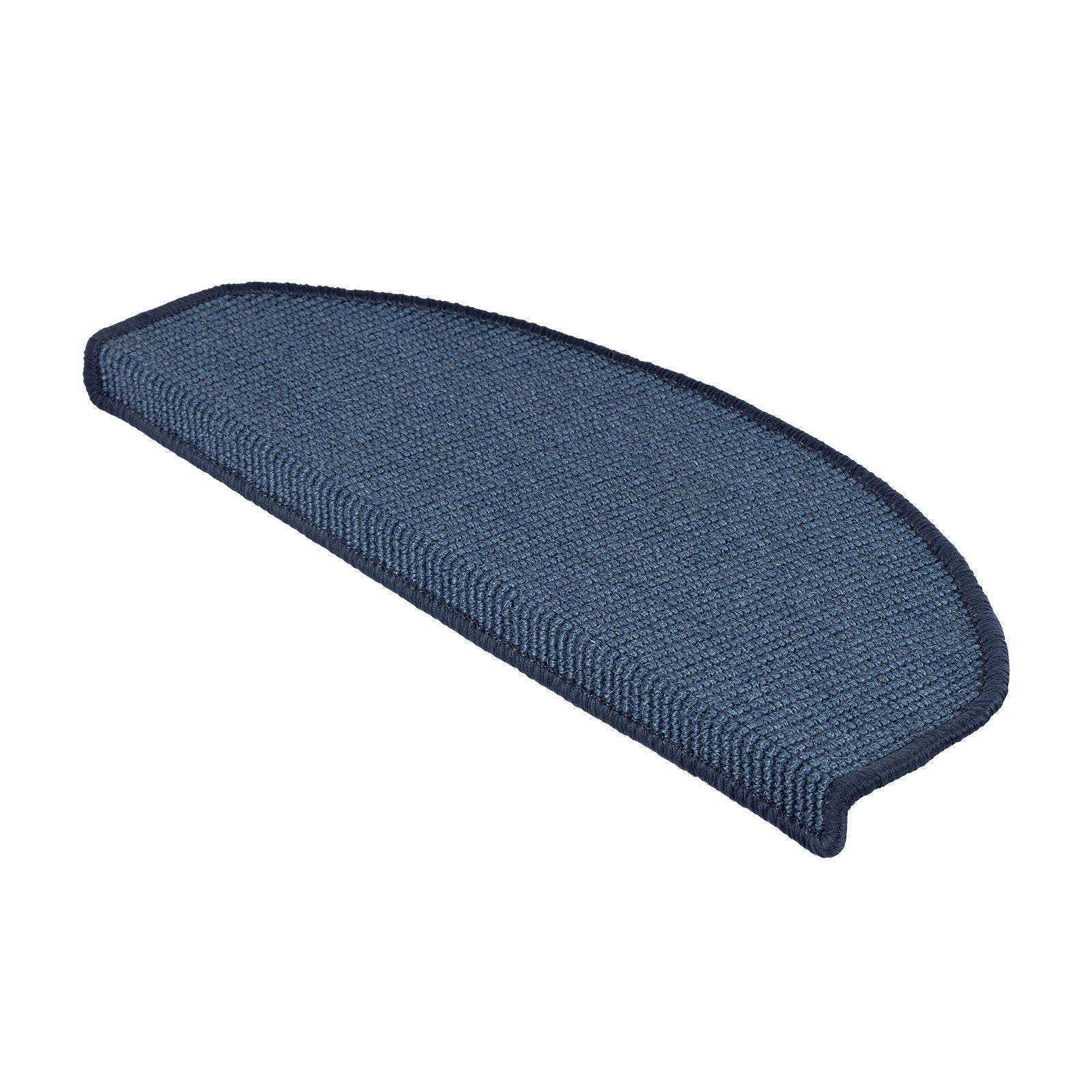 Tapis D'escalier Aspect Sisal - Autocollant, Dimensions 65x23,5 Cm, Couleur Ivoire - Semi-circulaire, Antidérapant