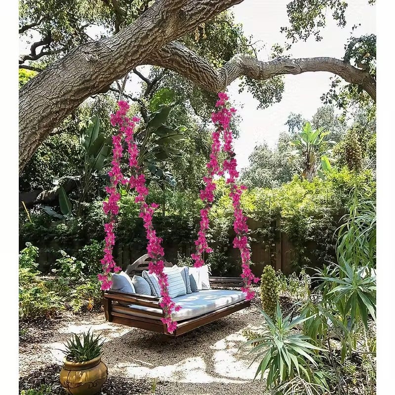 2 Ghirlande artificiali 170 cm - Decorazione per matrimoni, arco, centrotavola per Natale/Halloween - Decorazione murale - 8