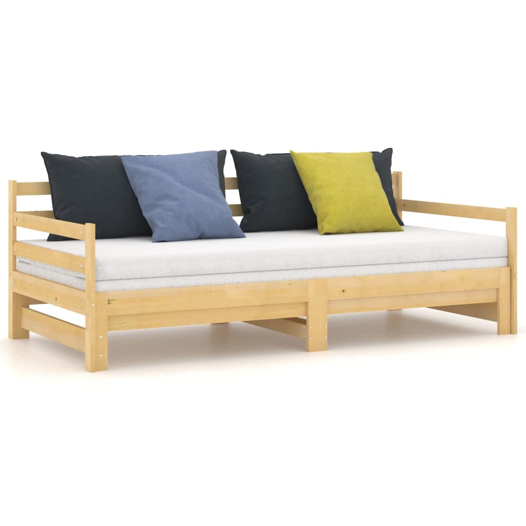 Lit coulissant sans matelas 2 x (90 x 200) cm - 4