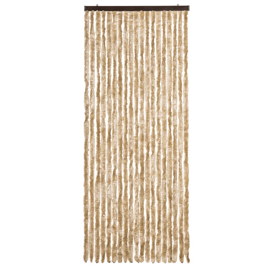 Moustiquaire | Rideau anti-moustique Beige 56x200 cm Chenille CFW99810 - 3