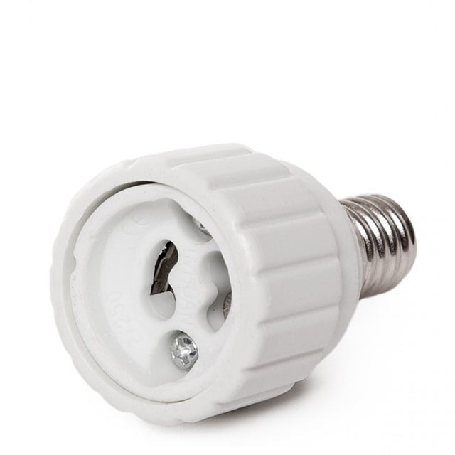 12 Piezas Anillos Adaptadores de Pantalla de Lámpara E27 a E14, Anillos Convertidores de Plástico, Convertidor de Anillo Portalámparas E14, Anillo Reductor para Portalámparas Adaptar Pantallas
